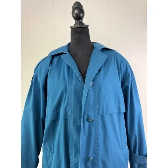 Women's Vintage London Club Trench Coat, Size 6P - Picture 2 of 13